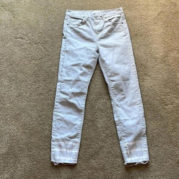 Loft Grey Jeans Skinny Tie Dye Ankle Detail Size:‎ 2 - Picture 2 of 7